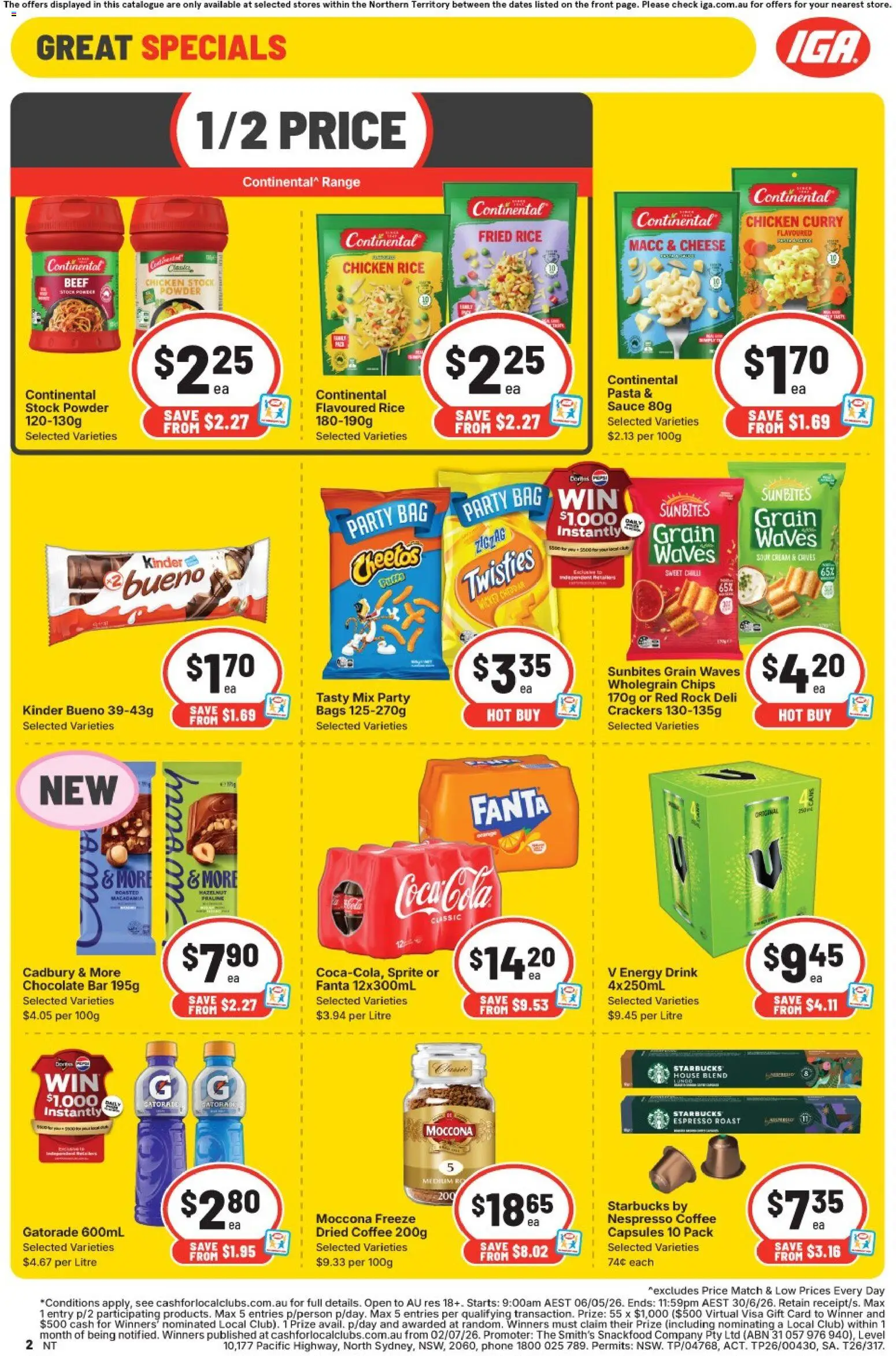 IGA catalogue - valid from 10.06.2026 | Page: 3 | Products: Powder, Curry, Cream, Chilli