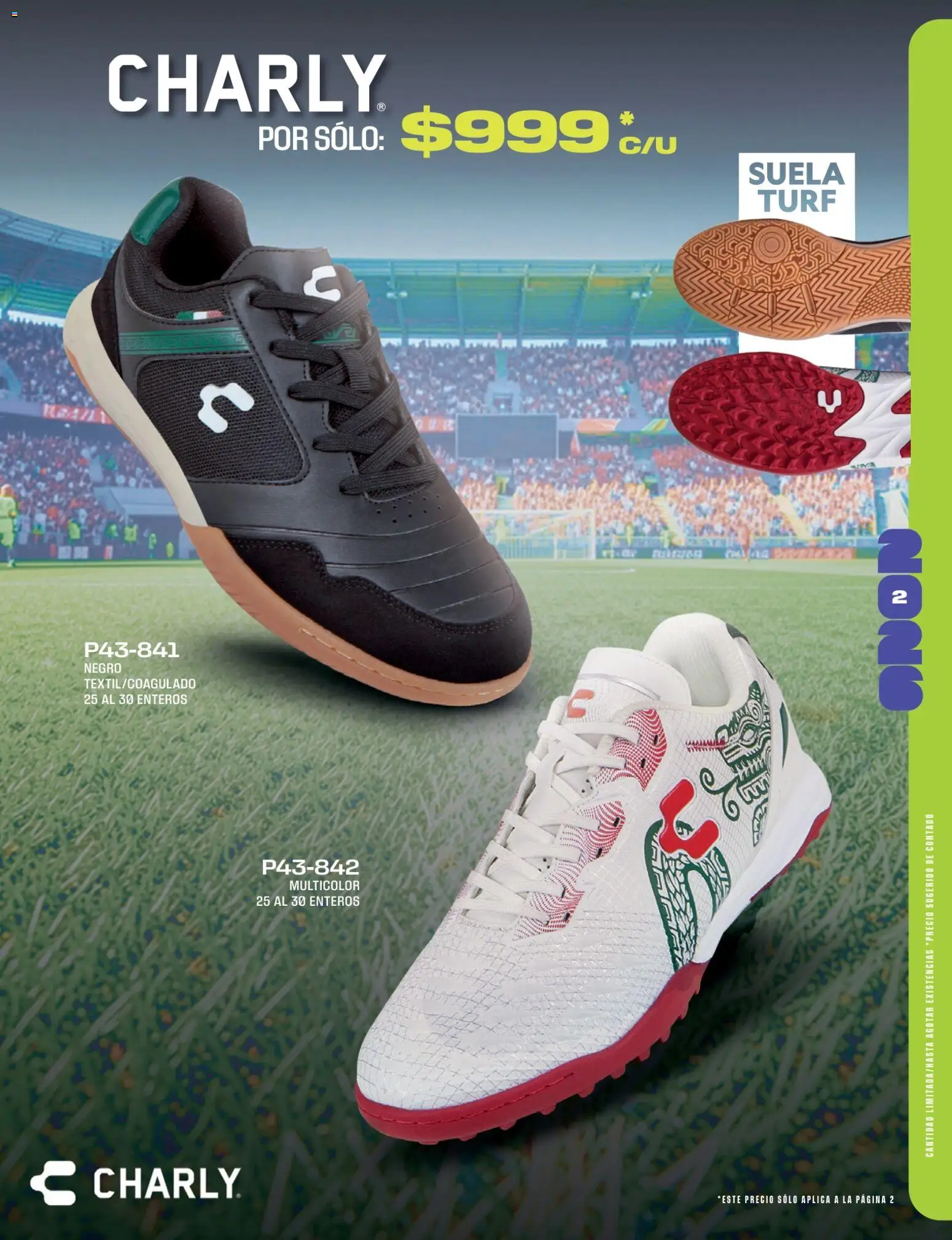 Nuevas ofertas de Cklass válidas en toda la República Mexicana desde el 15.05.2026. ¡Encuentra las mejores ofertas en Cklass catálogo Pasión futbolera! | Página: 3