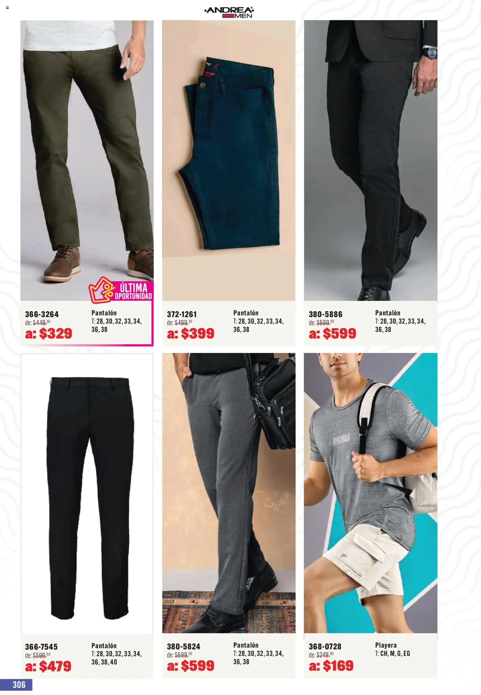 Nuevas ofertas de Andrea válidas en toda la República Mexicana desde el 03.05.2026. ¡Encuentra las mejores ofertas en Andrea catálogo Outlet! | Página: 306 | Productos: Playera