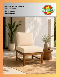 Vista previa de Waldo's catálogo, nuevo folleto de la tienda, válido en México a partir del 01/07/2026 | Página: 4 | Productos: Sillón