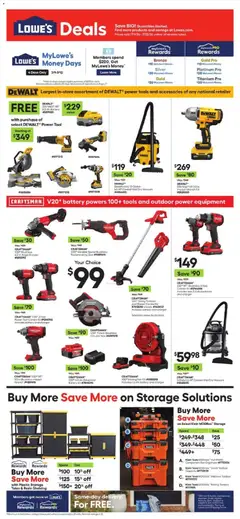 Preview of Lowe's weekly ads valid from 07/09/2026