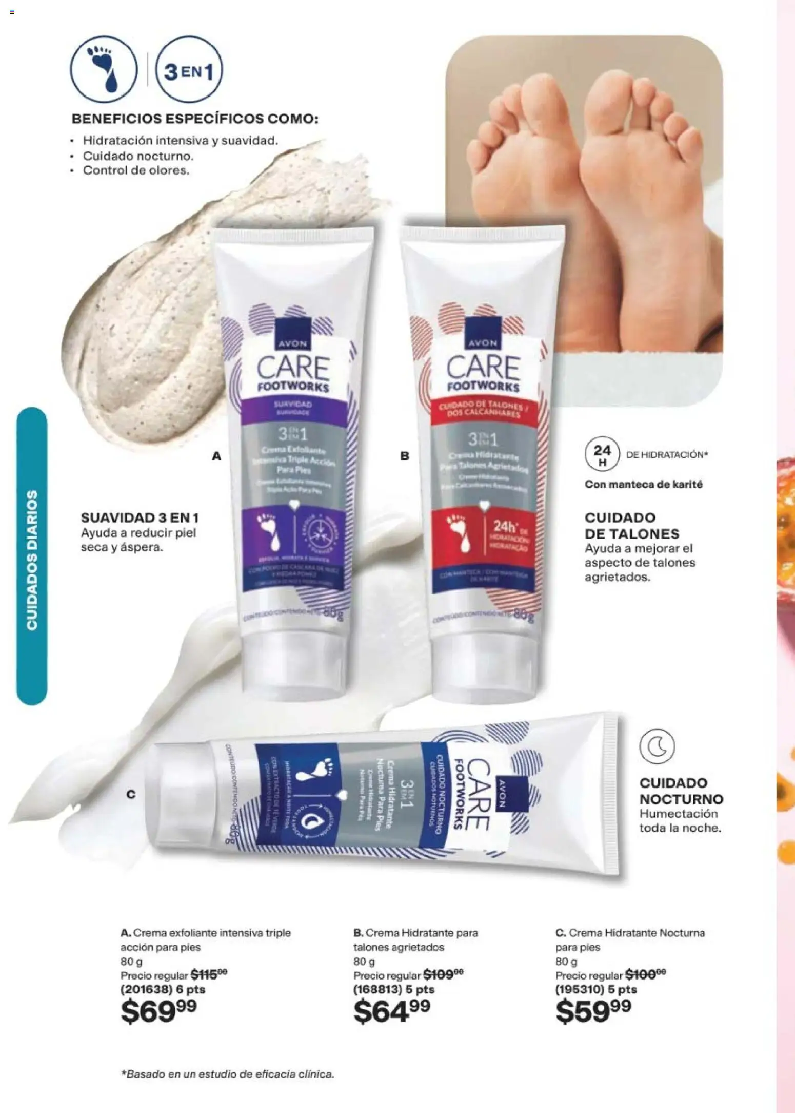 Nuevas ofertas de AVON válidas en toda la República Mexicana desde el 11/09/2026. ¡Encuentra las mejores ofertas en AVON campaña 14 2026! | Página: 138 | Productos: Crema, Exfoliante, Té, Manteca de karité