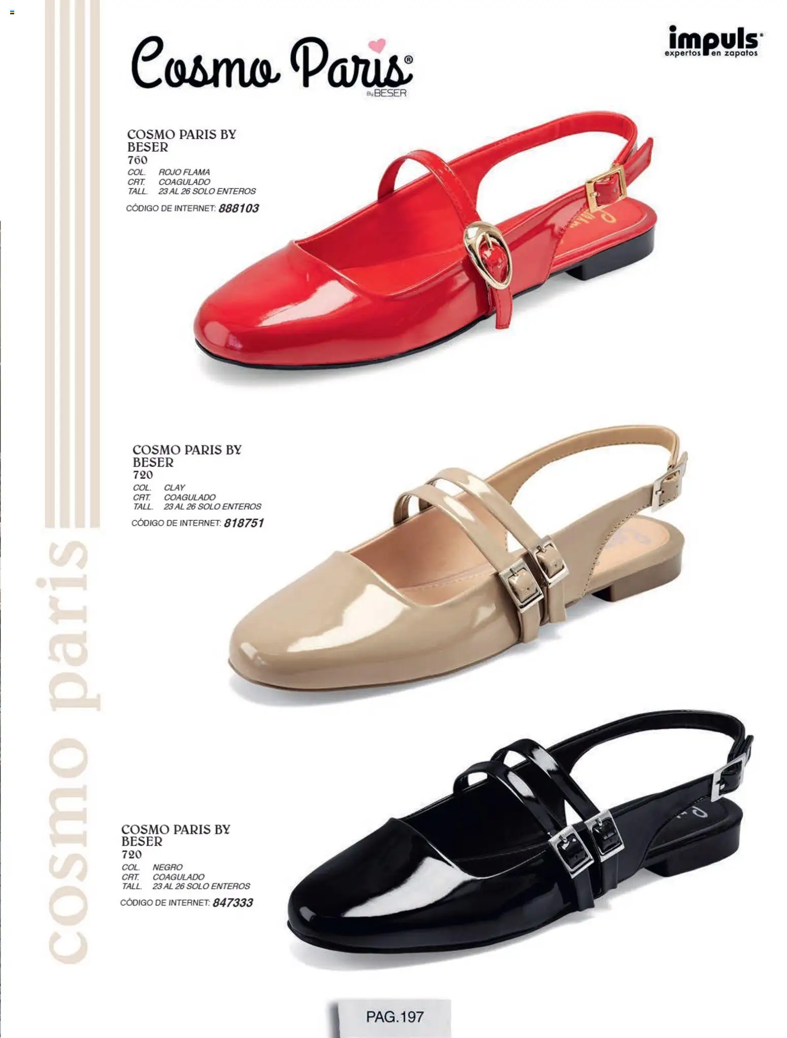 Nuevas ofertas de Impuls válidas en toda la República Mexicana desde el 01/07/2026. ¡Encuentra las mejores ofertas en Impuls catálogo Otoño Invierno! | Página: 199 | Productos: Zapatos