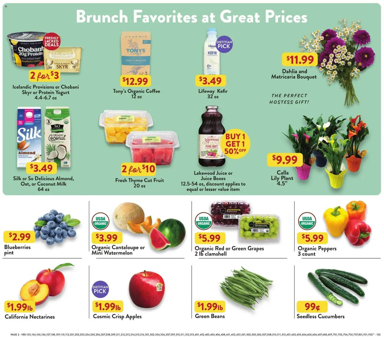 Fresh Thyme Weekly Ad - valid from 08/26/2026 | Page: 4 | Products: Coffee, Fruit, Sugar, Beet