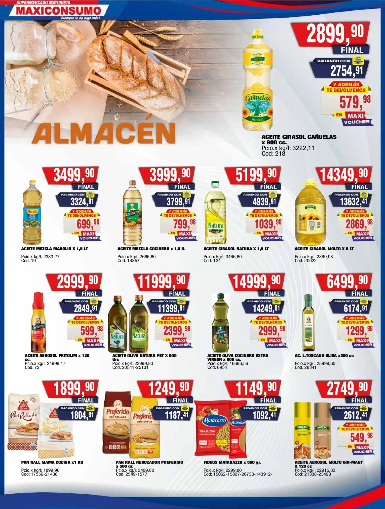 Maxiconsumo ofertas │ válido desde el 11.05.2026 | Página: 3 | Productos: Cocina, Pan, Té, Pan rallado