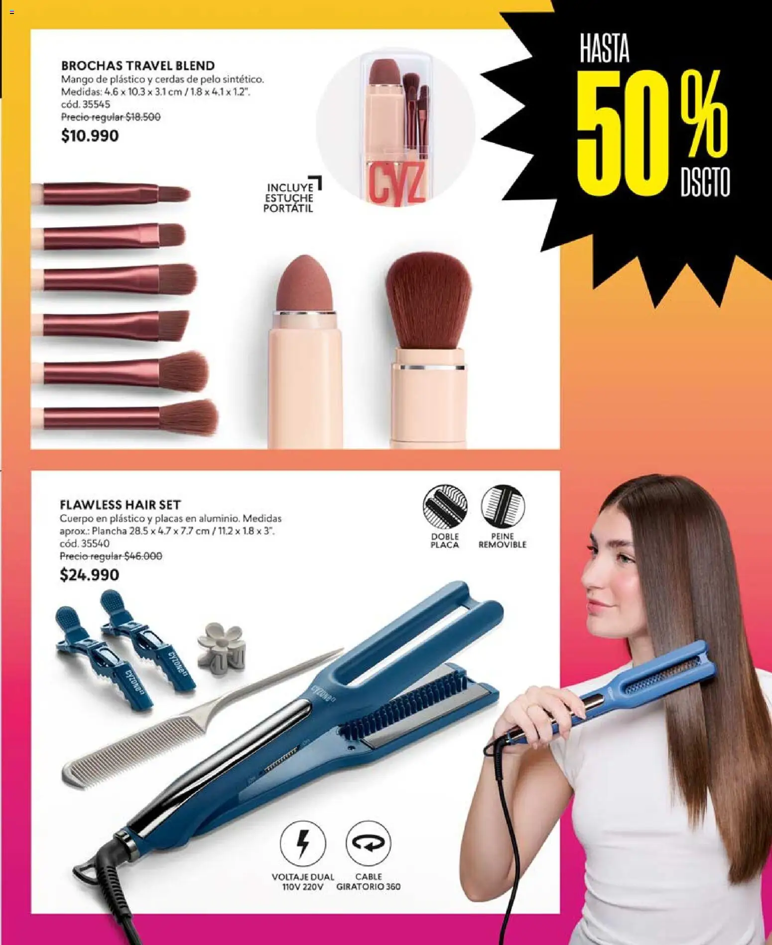 Catálogo CyZone Campaña 7 │ válido desde el 18.04.2026 | Página: 83 | Productos: Cable, Mango, Estuche, Peine