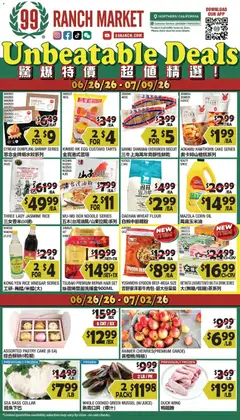 Preview of 99 Ranch Market weekly ads valid from 06/26/2026