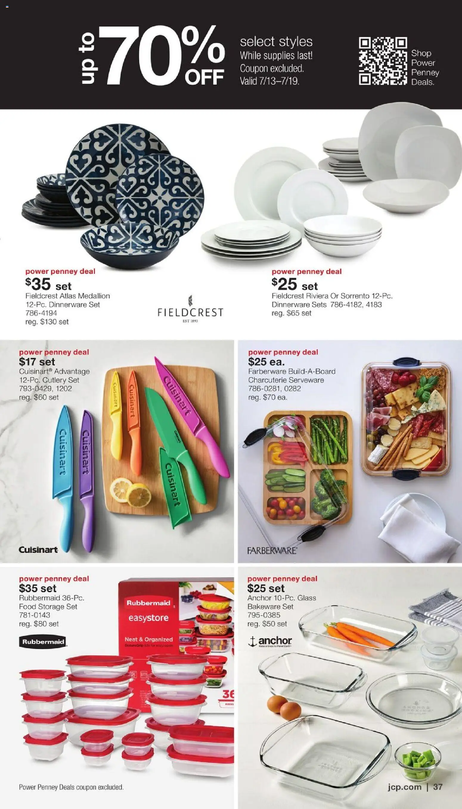 JCPenney Semi-Annual Home Sale - valid from 07/13/2026 | Page: 37 | Products: Anchor