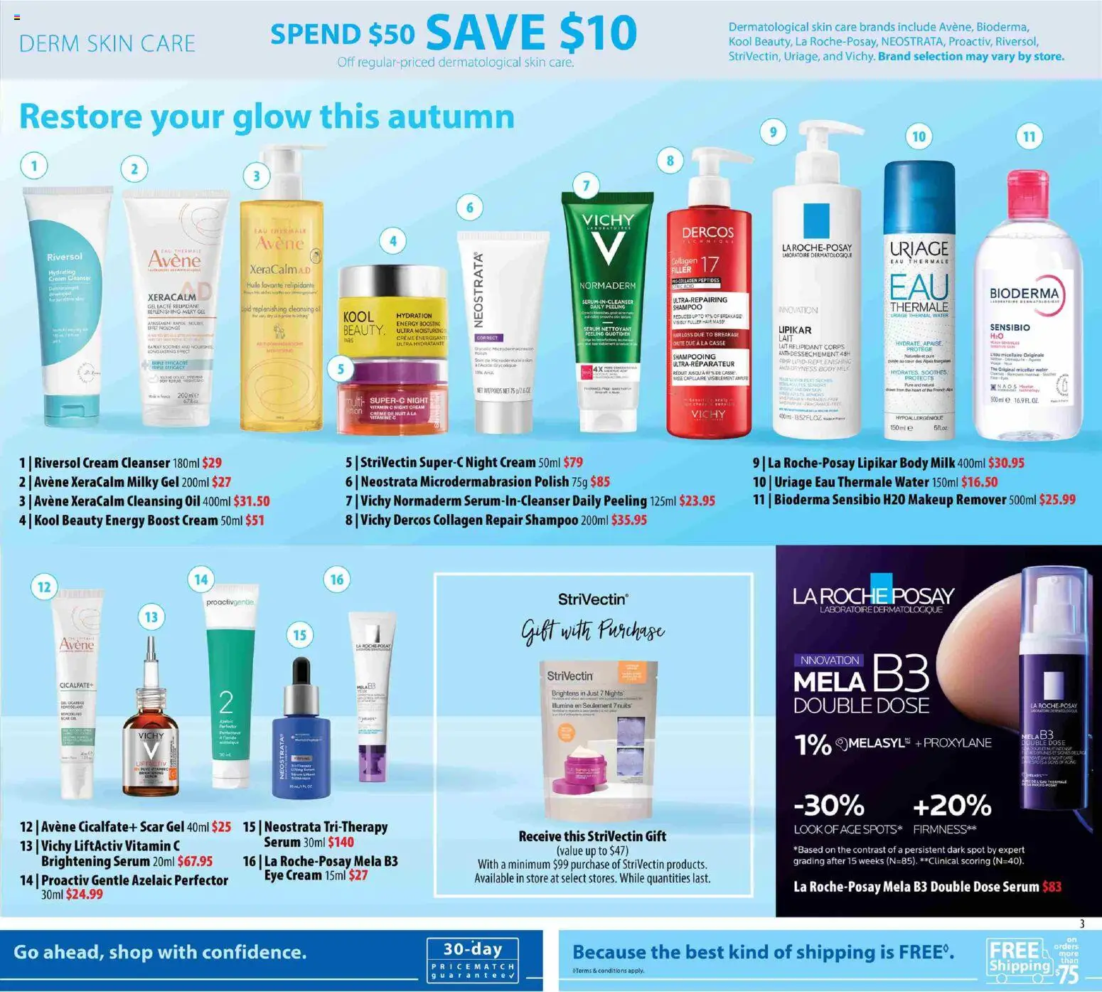 London Drugs flyer valid from Oct 2, 2026 | Page: 2 | Products: Shampoo, Peeling, Milk, Oil