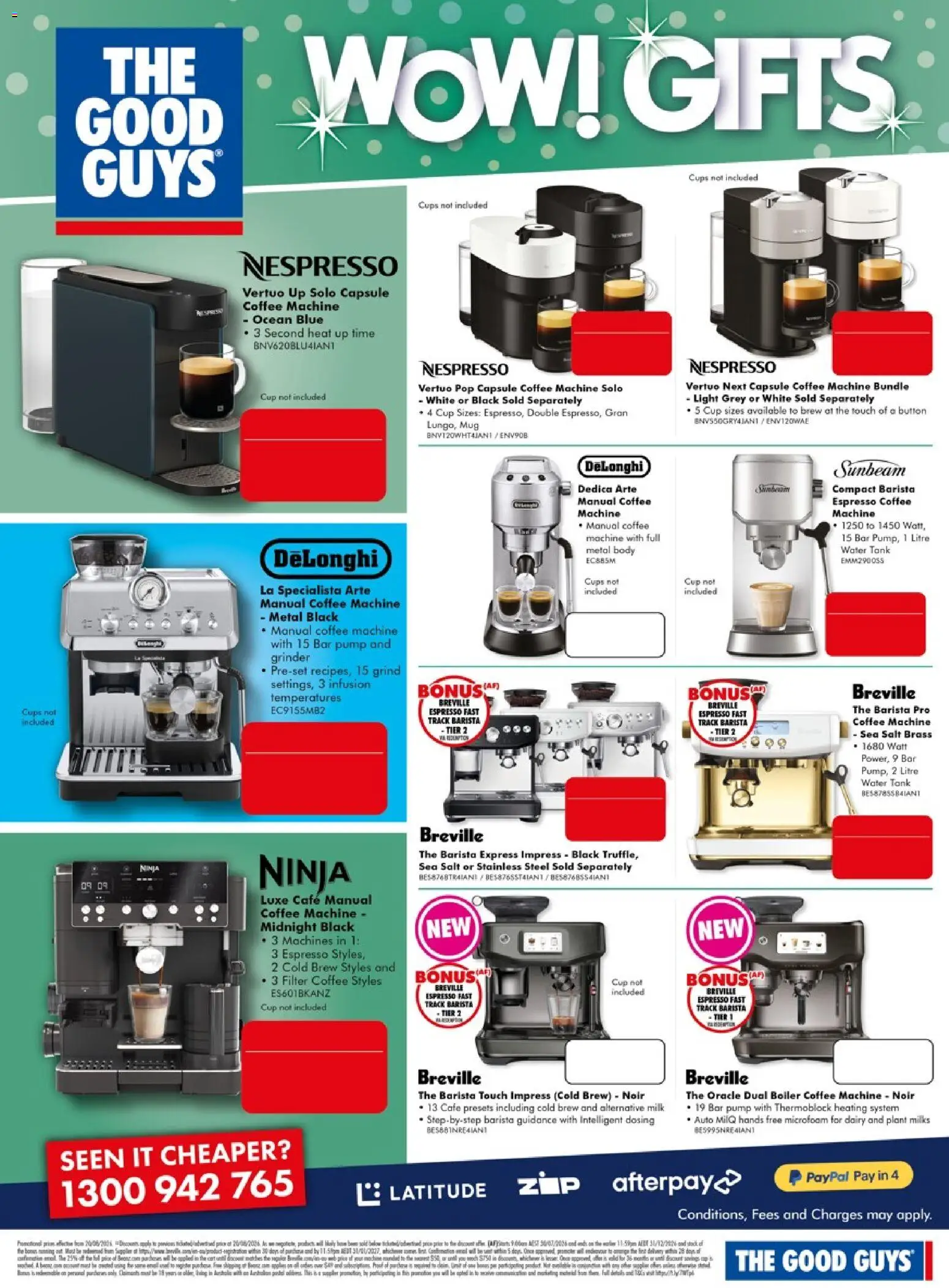 The Good Guys catalogue - valid from 18/08/2026 | Page: 17 | Products: Cups, Coffee, Water, Grinder