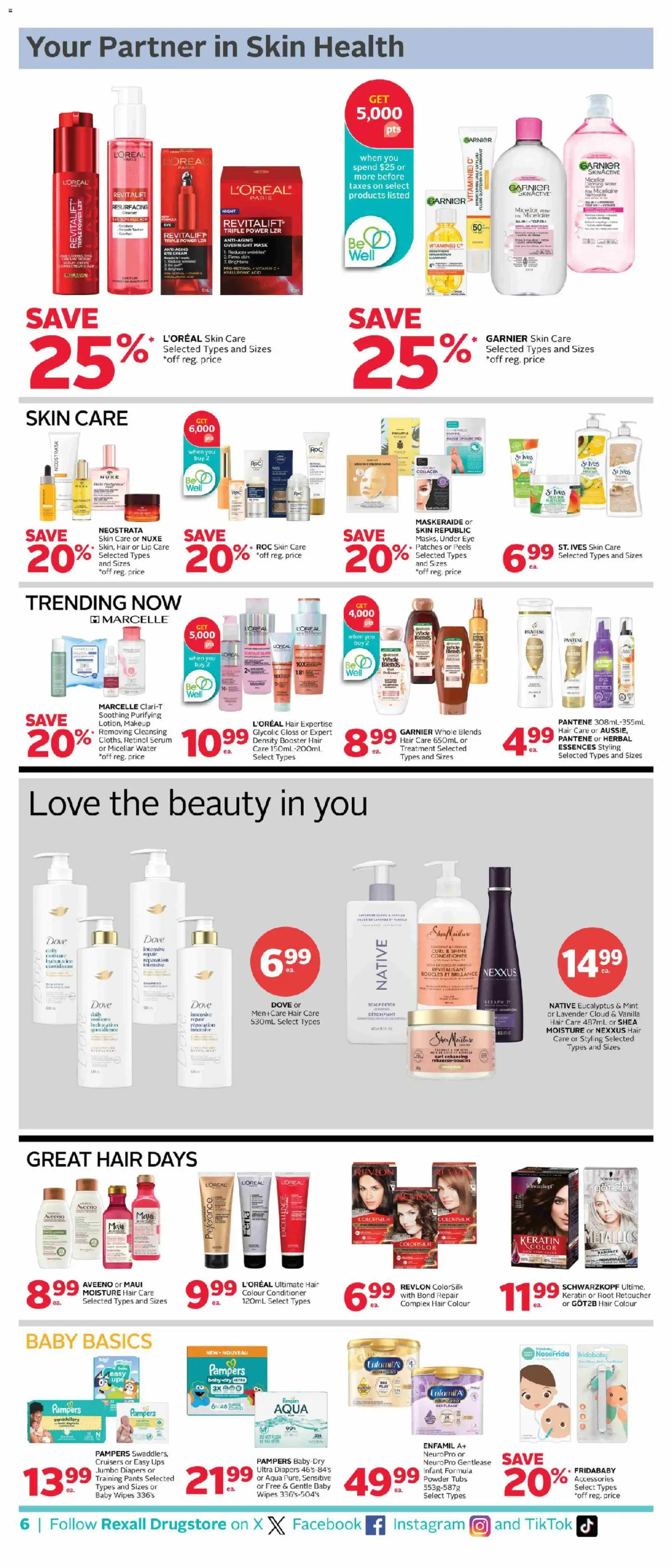 Rexall flyer valid from Oct 2, 2026 | Page: 13 | Products: Pineapple, Coconut, Water, Powder