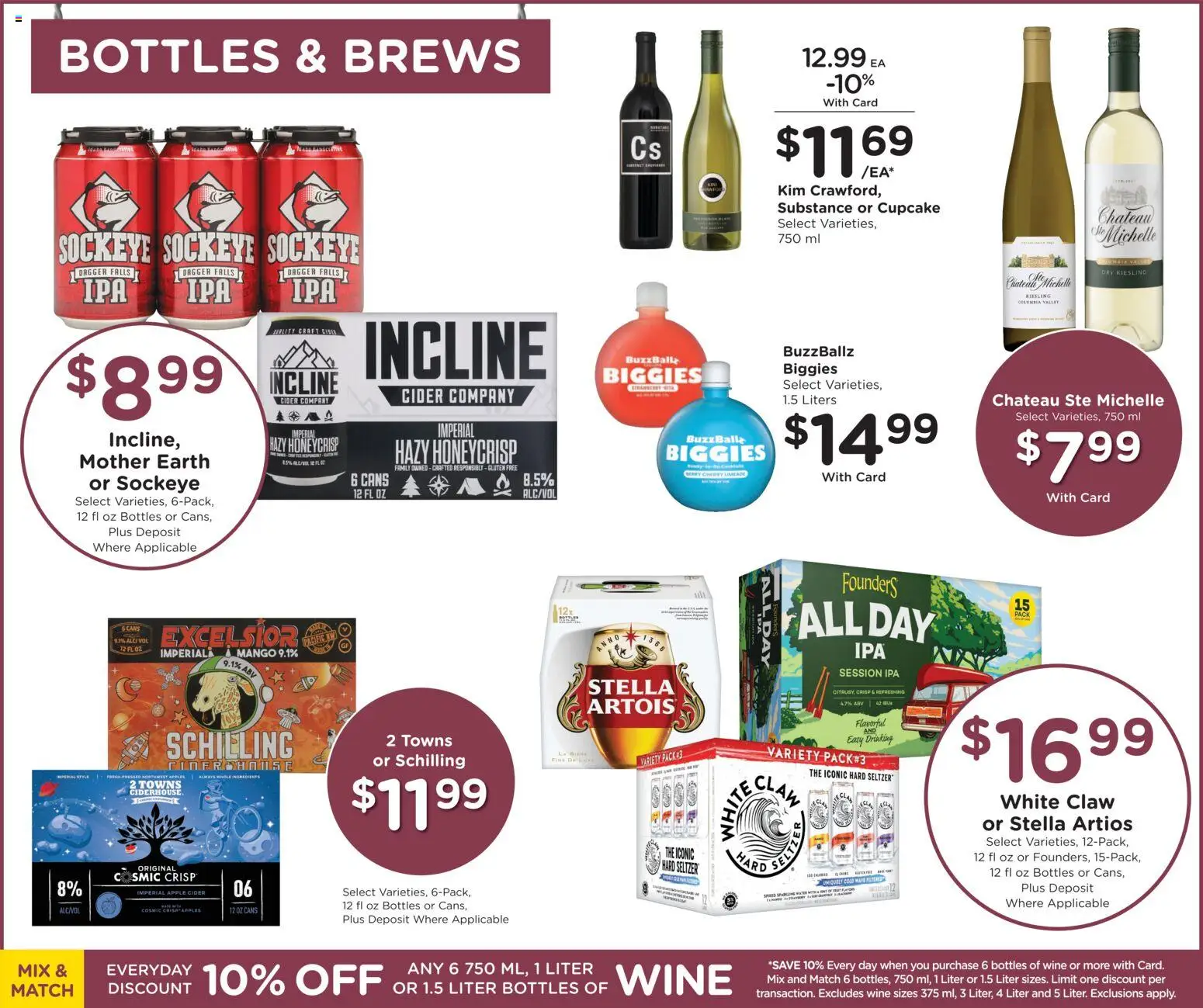 Fred Meyer Weekly Ad - valid from 08/19/2026 | Page: 12 | Products: Cider, Apples, Mango, Cupcake