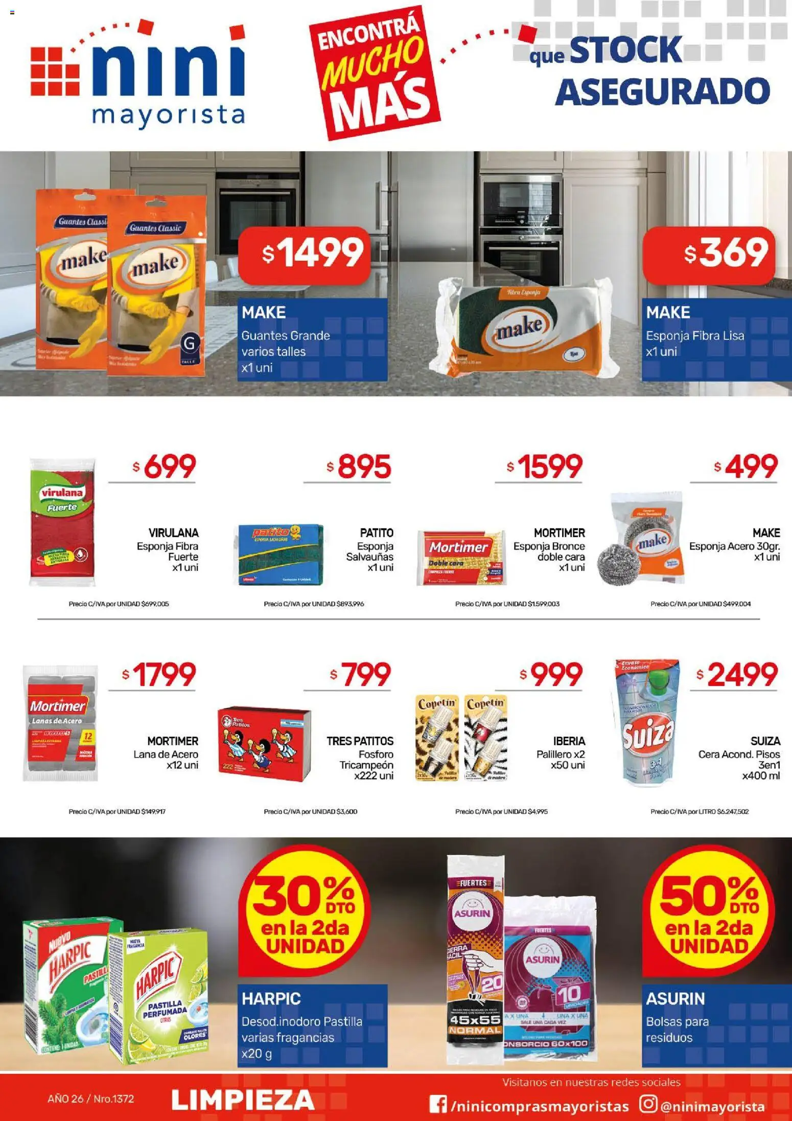 NINI Mayorista ofertas │ válido desde el 10/08/2026 | Página: 17 | Productos: Fragancia, Esponja, Cera, Guantes
