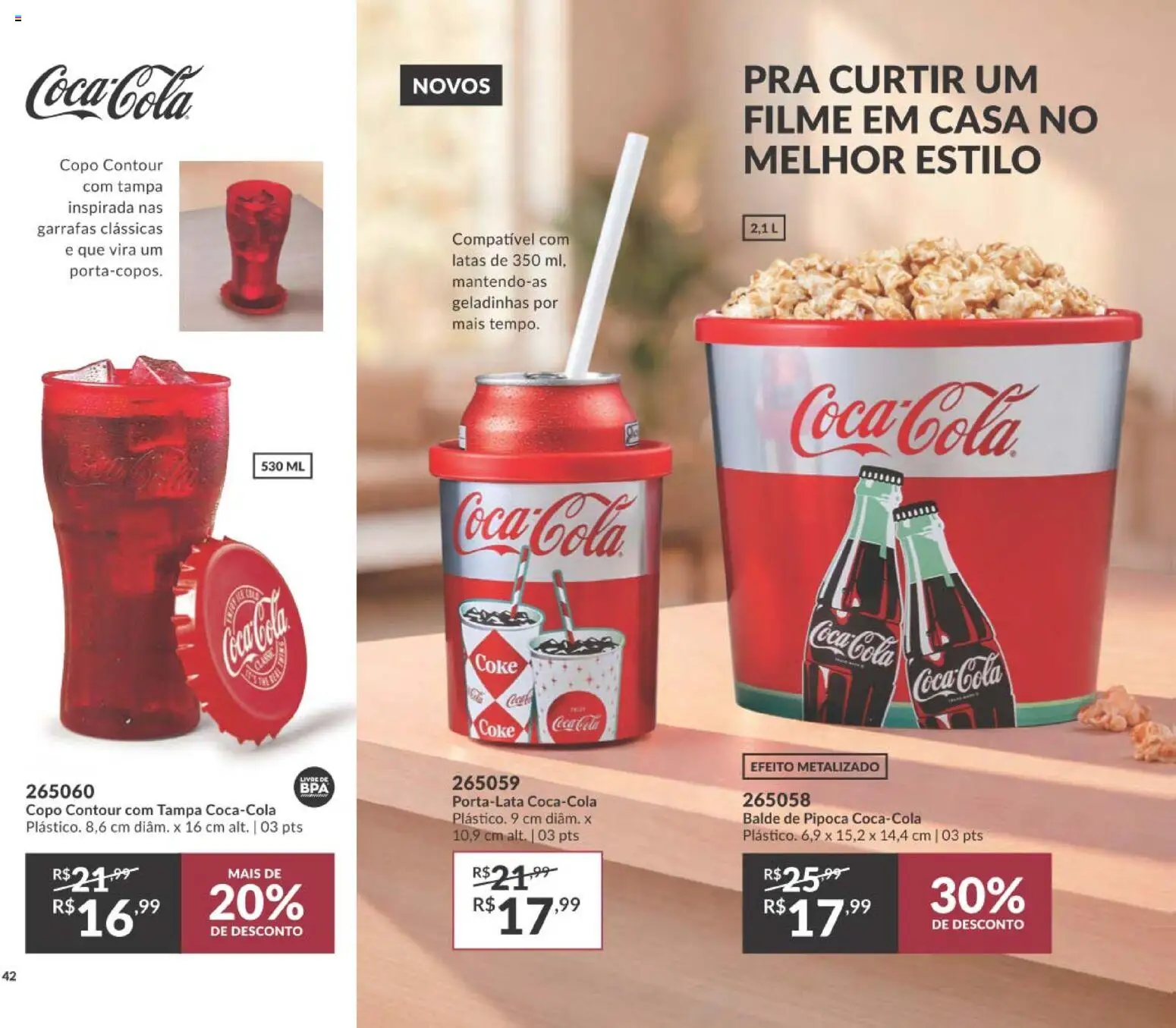 Avon Folheto - válido de 21/09/2026 | Página: 42 | Produtos: Cola, Pipoca, Balde