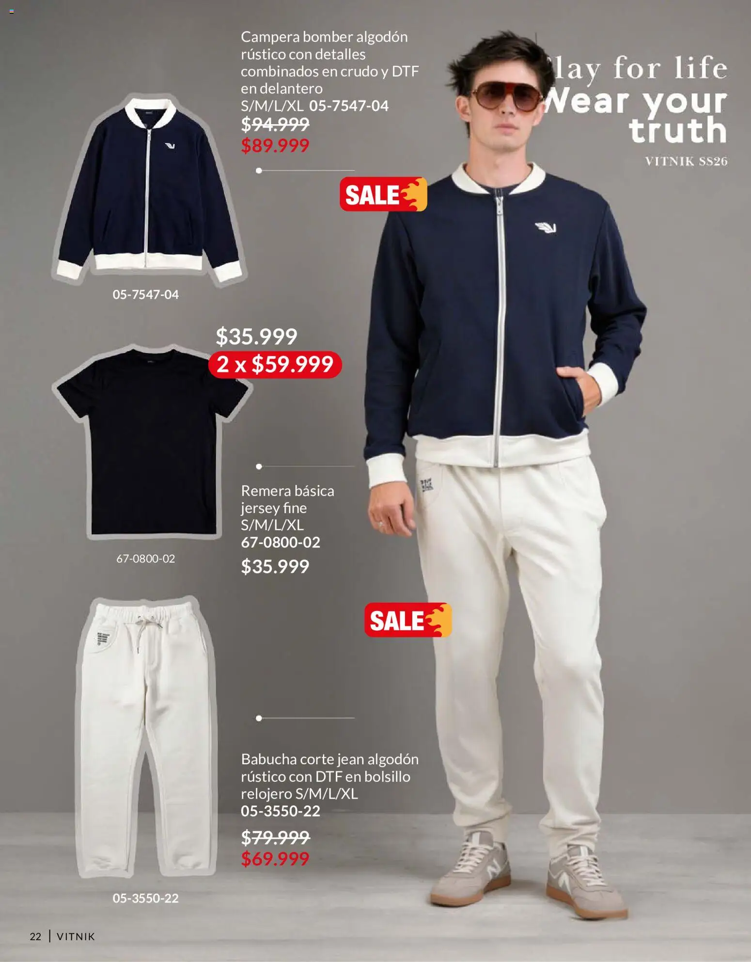 Vitnik - Hombre │ válido desde el 01.06.2026 | Página: 22 | Productos: Algodón, Jean, Campera, Babucha