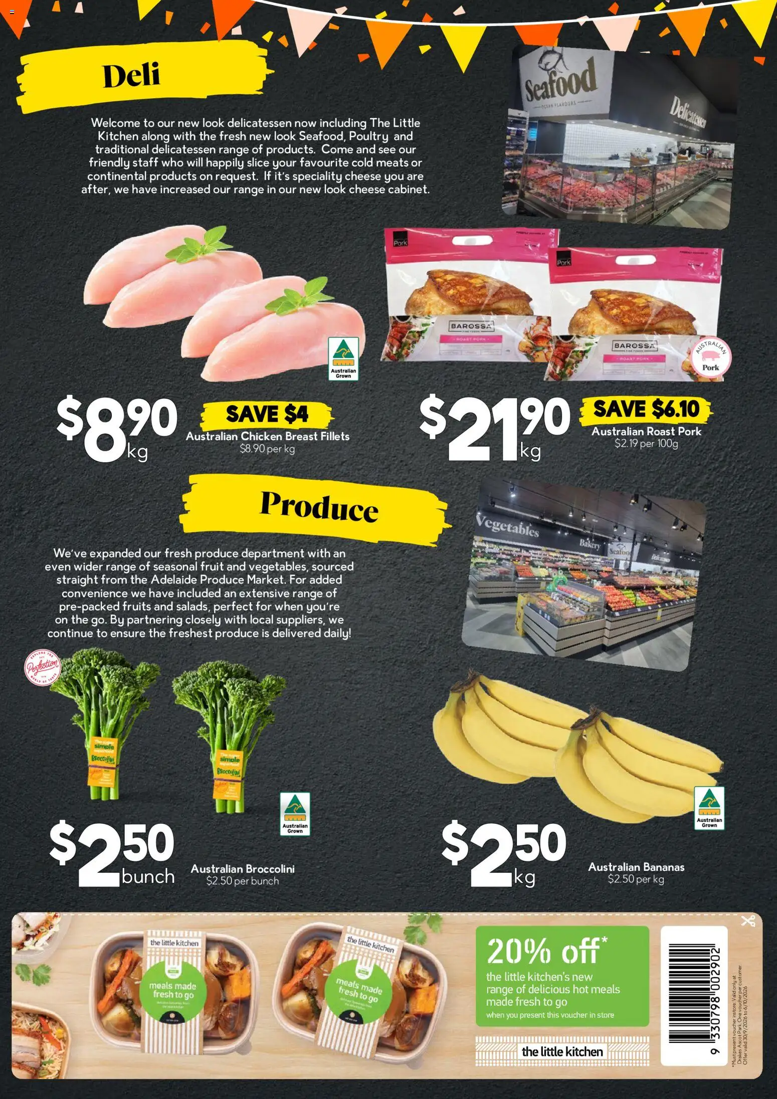 Drakes catalogue - valid from 30/09/2026 | Page: 3 | Products: Chicken, Pork, Seafood, Bakery