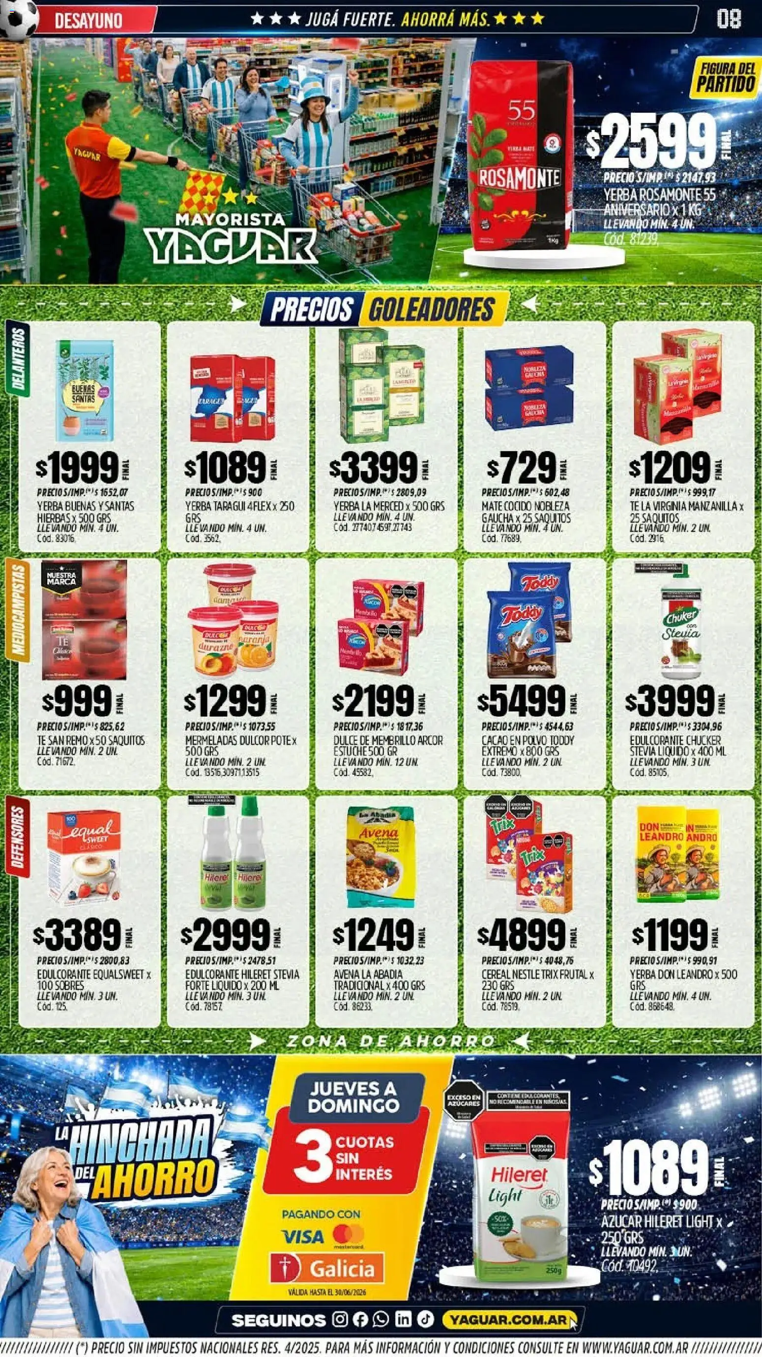 Yaguar - Oferta Semanal Chaco │ válido desde el 08.06.2026 | Página: 8 | Productos: Mate, Yerba, Estuche, Mate cocido