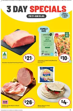 Preview of IGA 3 Day Specials WA Medium Metro - valid from 17/07/2026