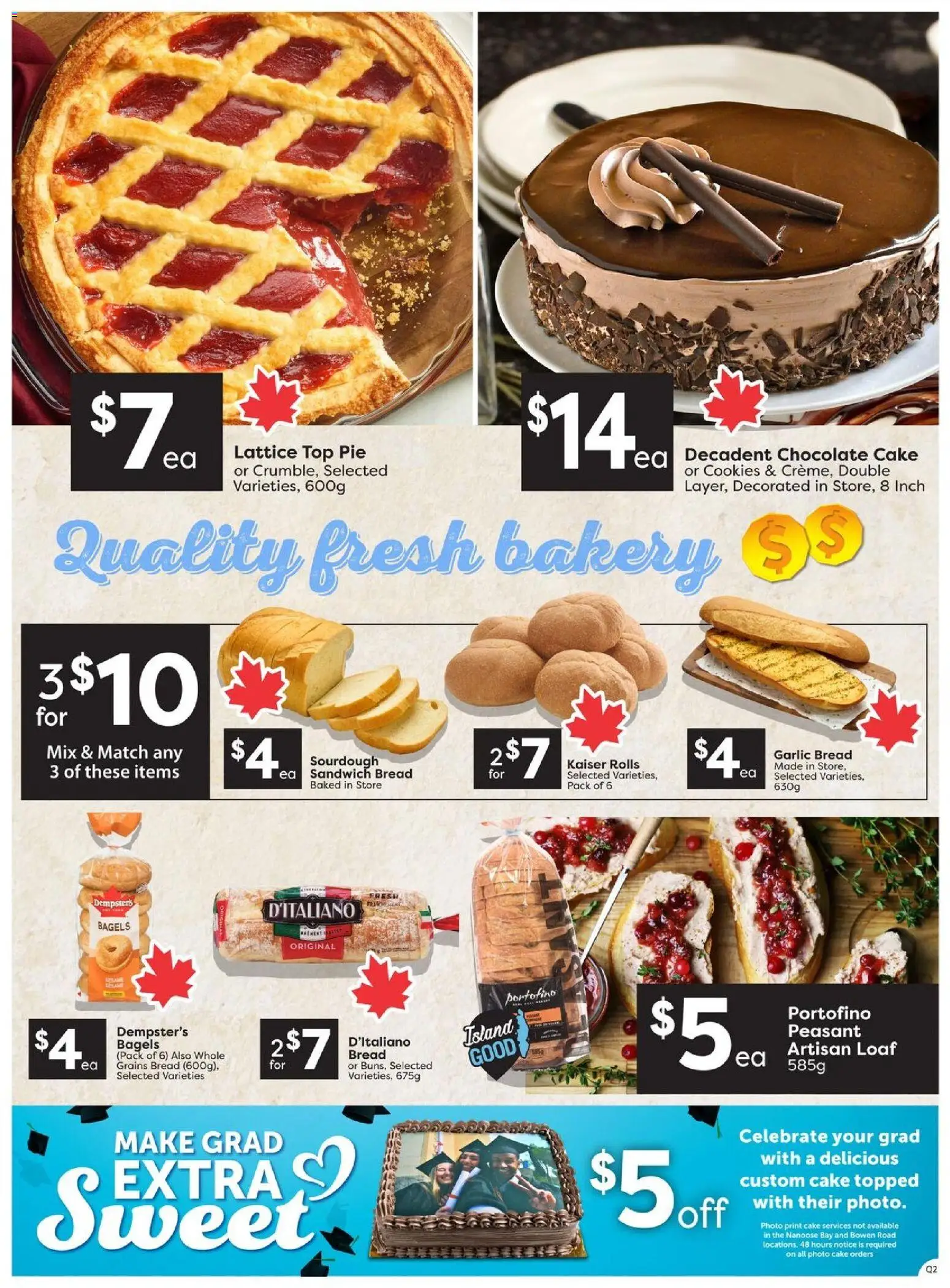 Quality Foods flyer valid from 11.06.2026 | Page: 6 | Products: Cookies, Bakery, Bread, Chocolate