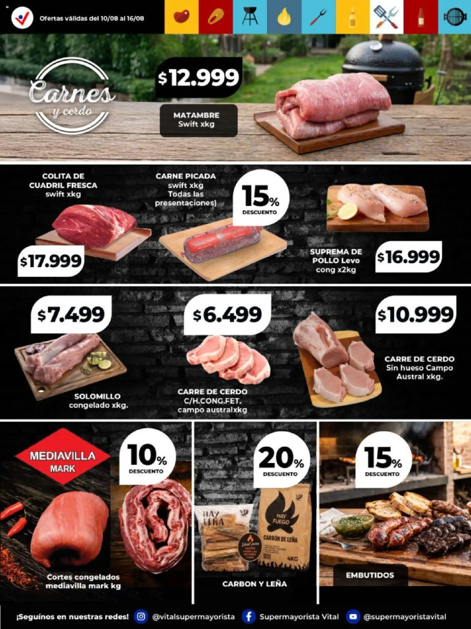 Vital - Especial de frescos │ válido desde el 10/08/2026 | Página: 2 | Productos: Embutidos, Carne, Cerdo, Carne picada