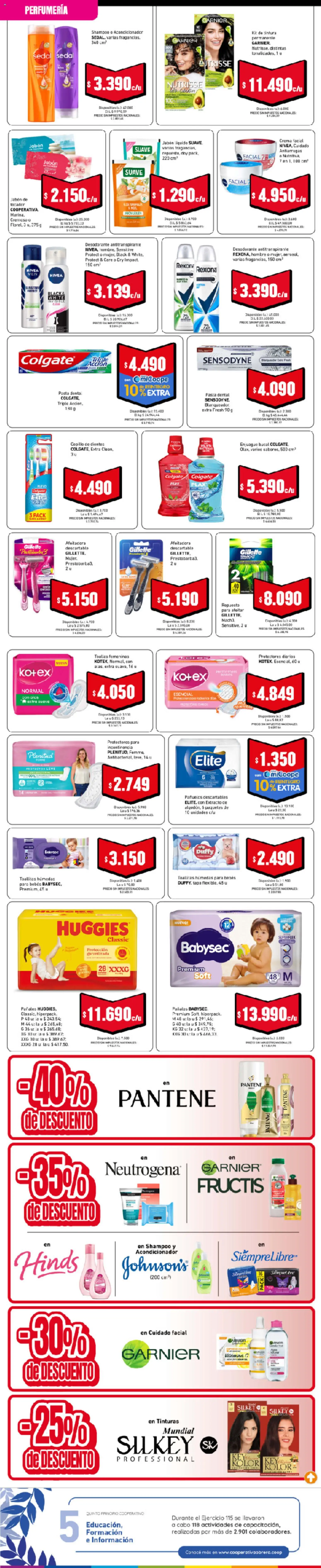 Cooperativa Obrera catálogo │ válido desde el 10/09/2026 | Página: 6 | Productos: Crema facial, Acondicionador, Desodorante, Enjuague bucal