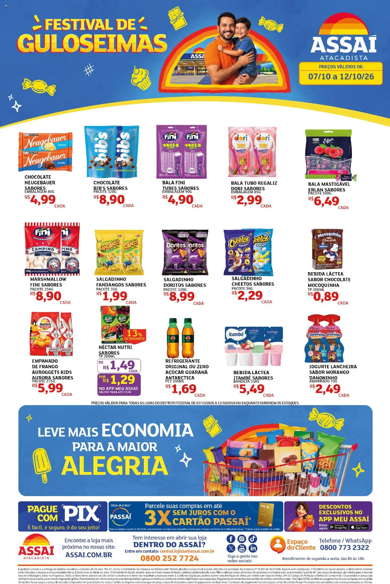 Assaí Atacadista Folheto - válido de 07/10/2026 | Página: 1