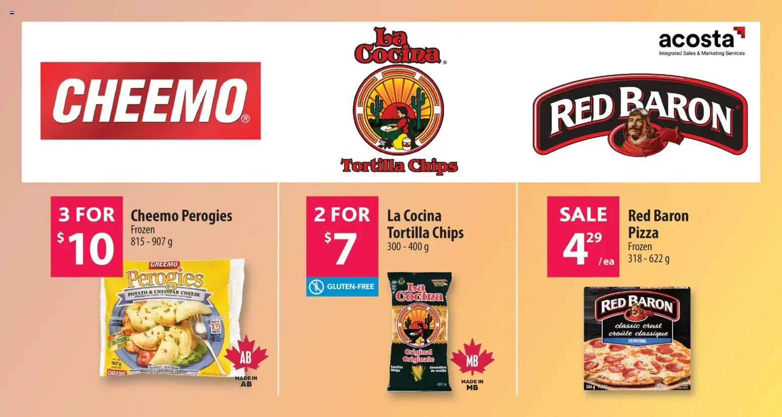 Co-op Food flyer valid from 05.03.2026 | Page: 7 | Products: Chips, Cheese, Pizza