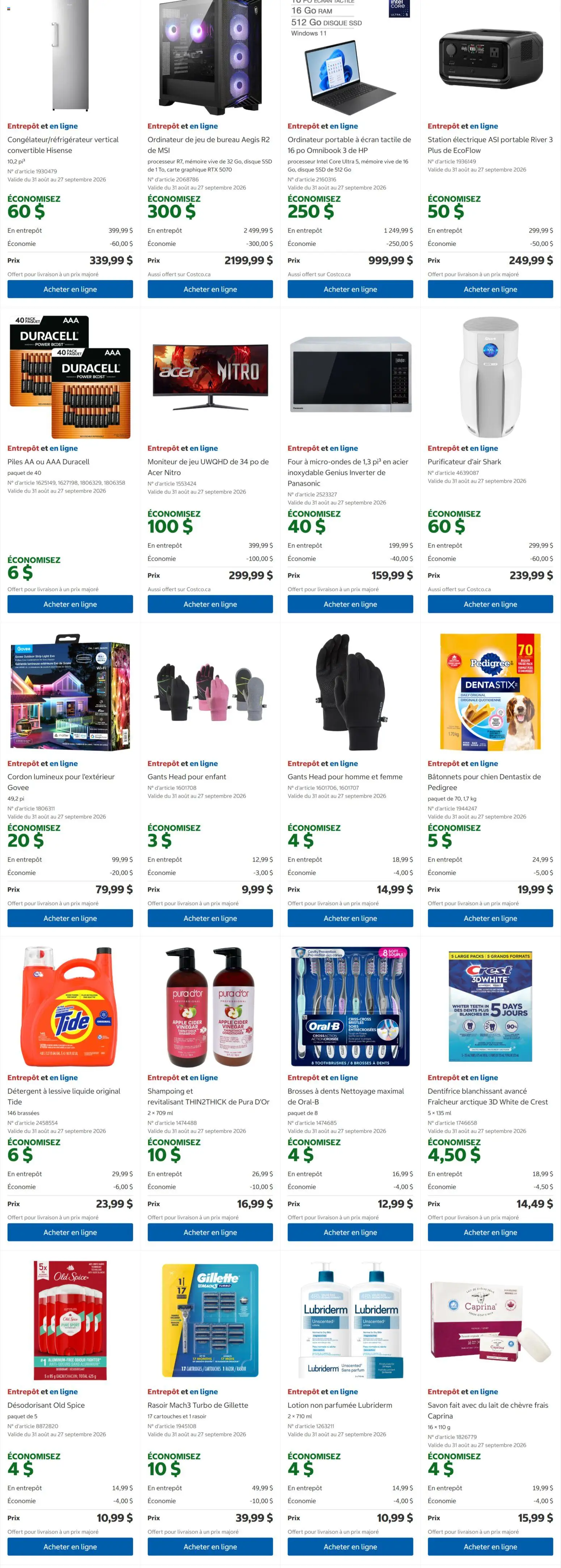 Costco flyer valid from Sep 14, 2026 | Page: 3