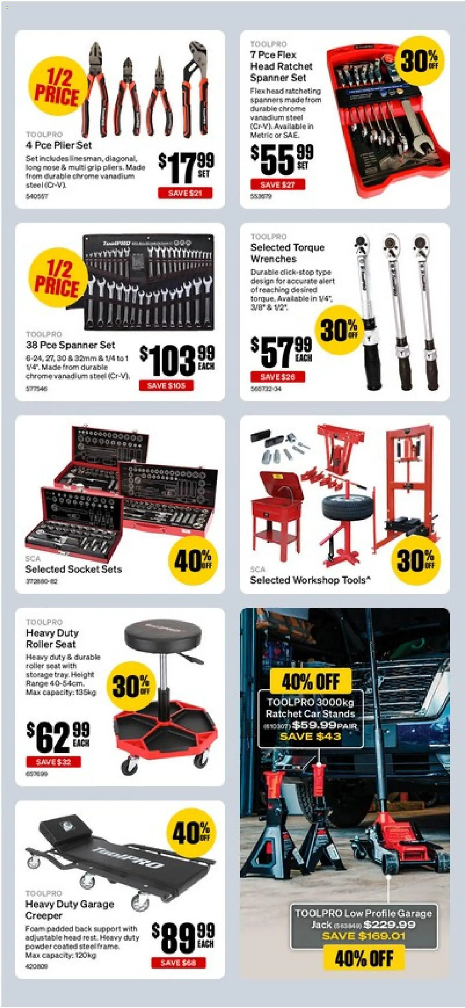 Supercheap Auto catalogue - valid from 12/08/2026 | Page: 16 | Products: Socket, Powder, Foam, Tools