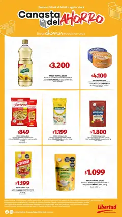 Vista previa Hipermercado Libertad catálogo válido desde el 30.04.2026 | Página: 4 | Productos: Aceite, Mayonesa, Ketchup, Canasta