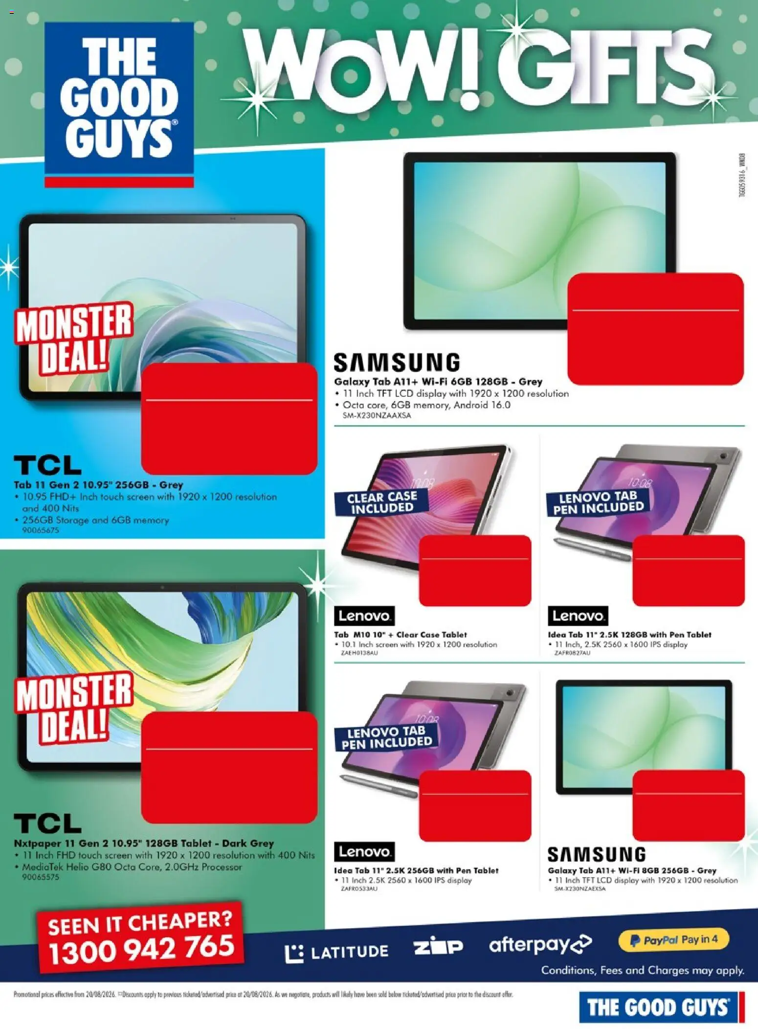 The Good Guys catalogue - valid from 18/08/2026 | Page: 11 | Products: Tablet, Case, Screen