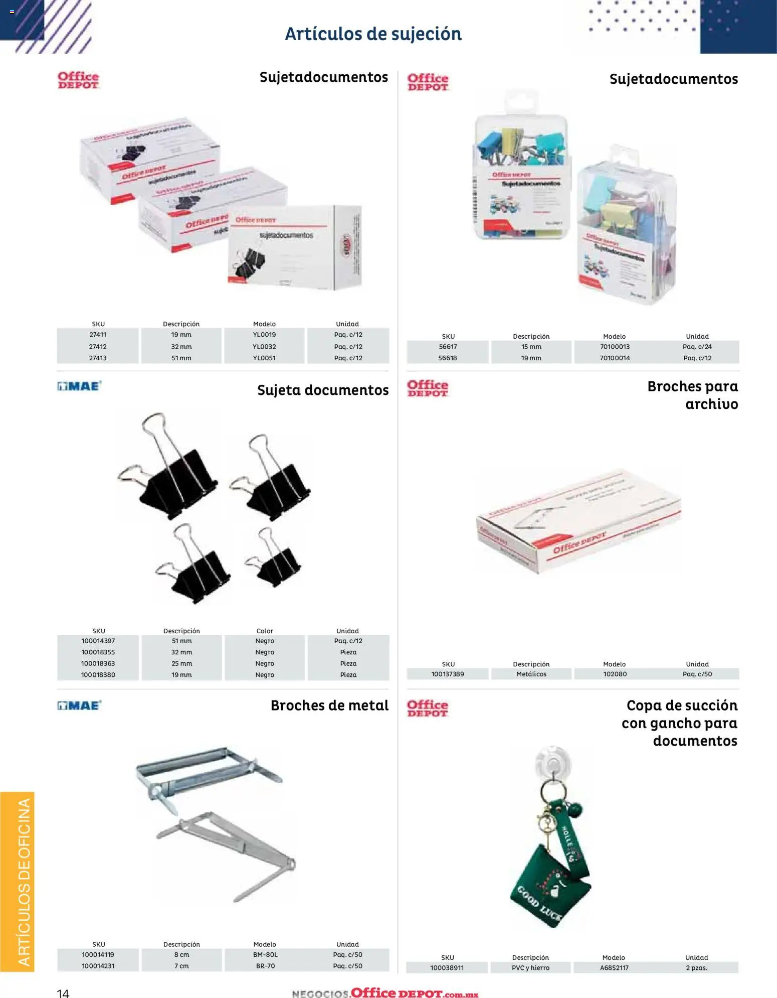 Nuevas ofertas de Office Depot válidas en toda la República Mexicana desde el 12/01/2026. ¡Encuentra las mejores ofertas en Office Depot catálogo 2026! | Página: 16