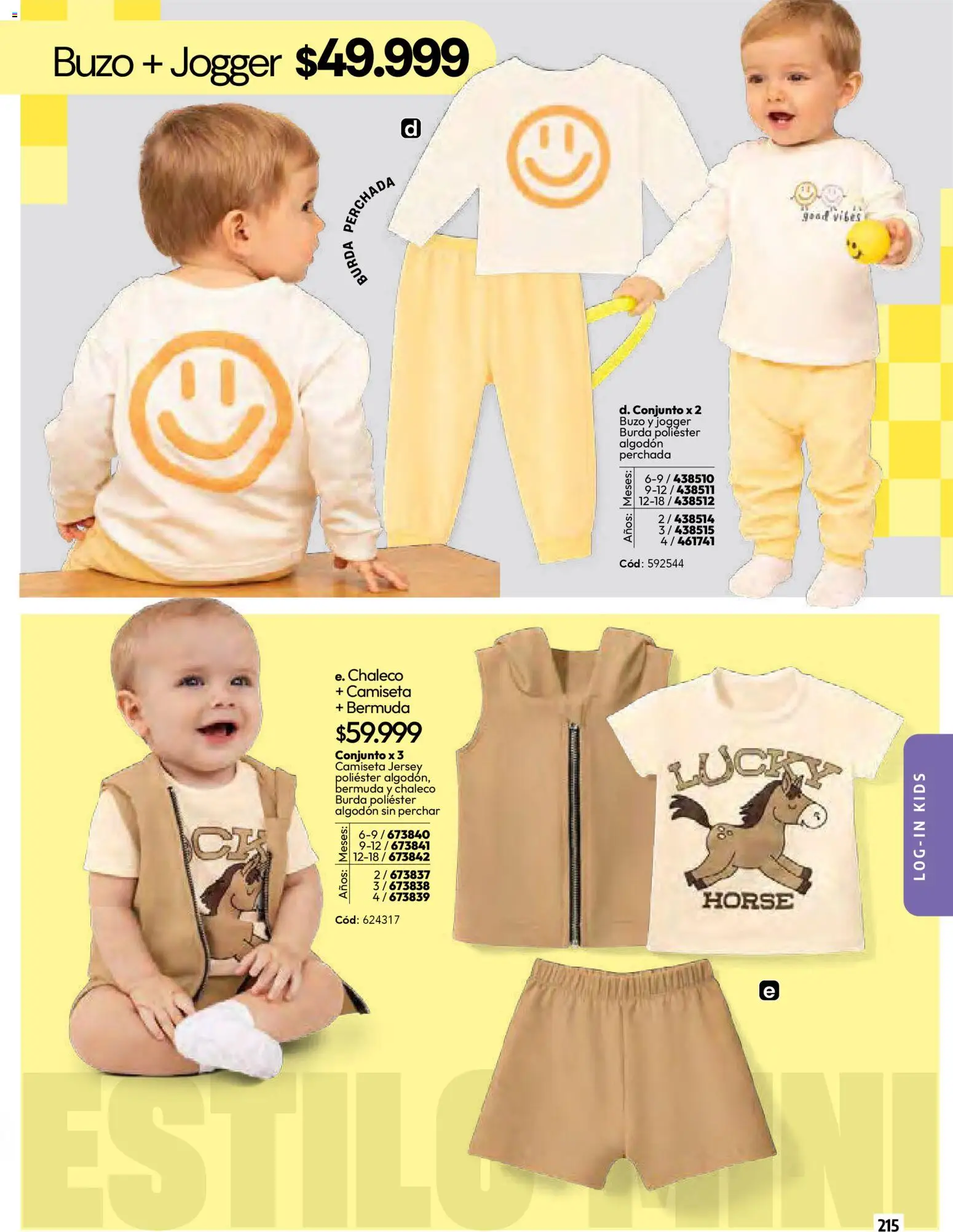 Pacifika revista - valida desde el 01.03.2026 | Página: 217 | Productos: Algodón, Bermuda, Buzo, Conjunto