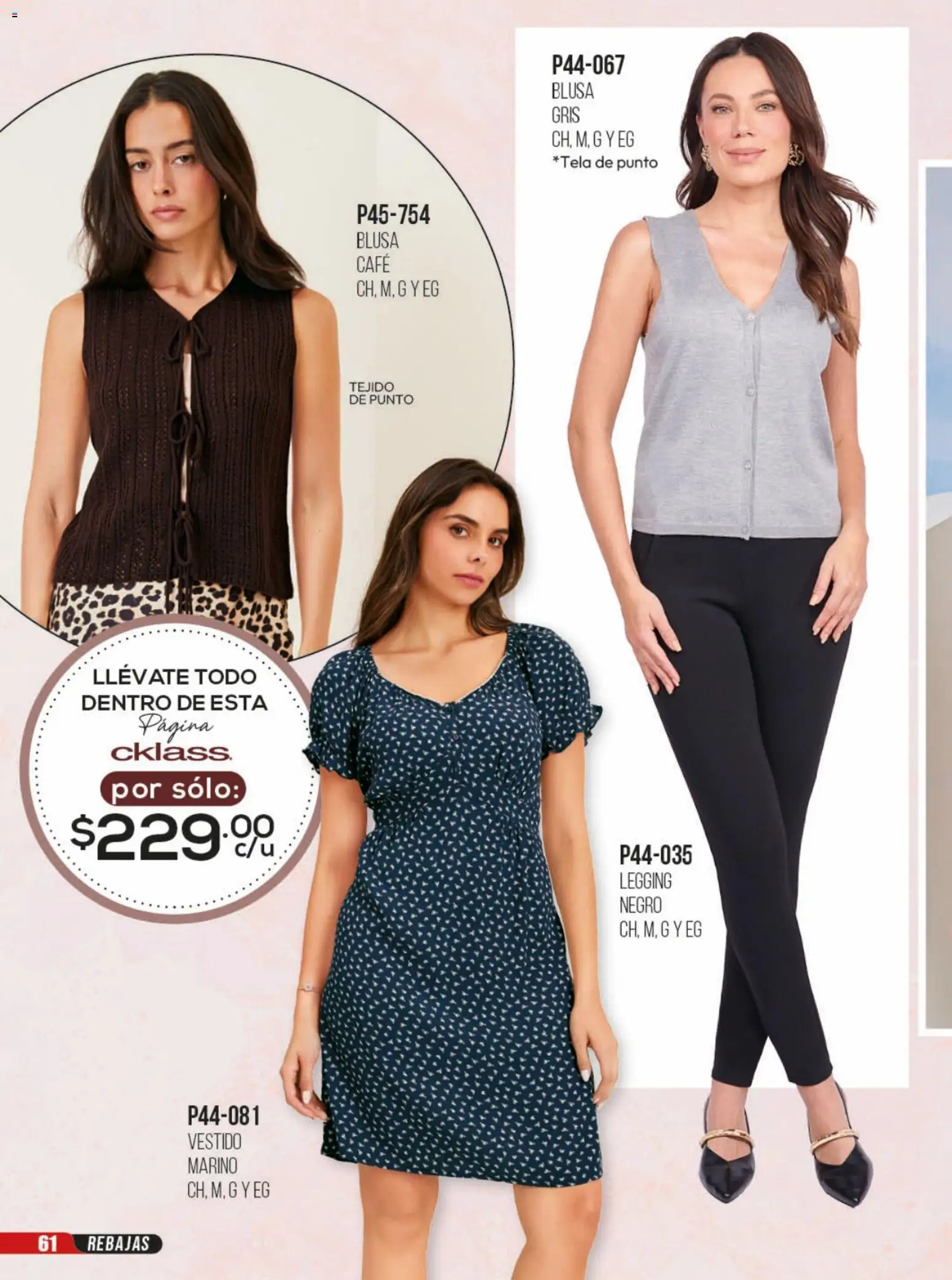 Nuevas ofertas de Cklass válidas en toda la República Mexicana desde el 23/06/2026. ¡Encuentra las mejores ofertas en Cklass catálogo Rebajas sobre rebajas calzado! | Página: 451 | Productos: Blusa, Café, Vestido