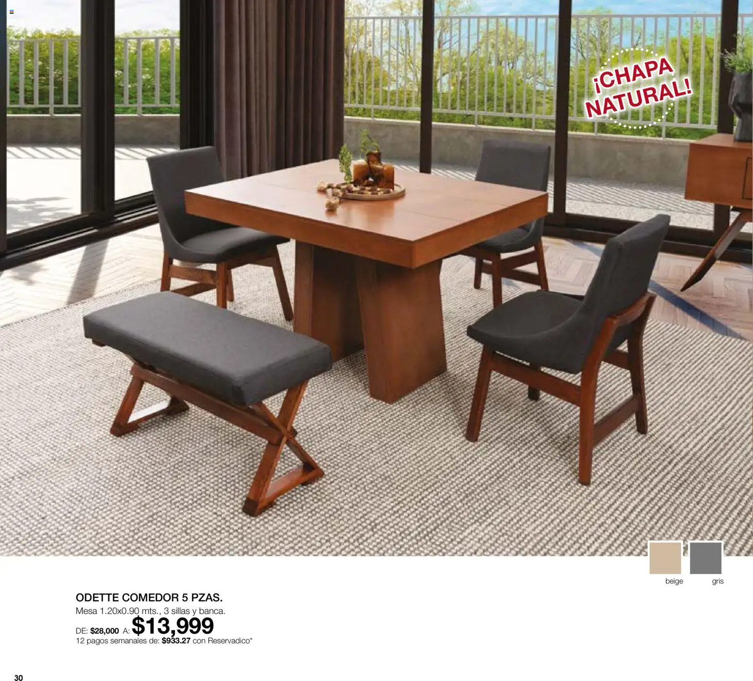 Nuevas ofertas de Muebles Dico válidas en toda la República Mexicana desde el 01/08/2026. ¡Encuentra las mejores ofertas en Muebles Dico catálogo! | Página: 30 | Productos: Mesa