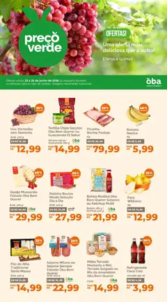 Oba Hortifruti - Ofertas da semana - Pré-Visualização do folheto da loja Oba Hortifruti, válido de 23/06/2026