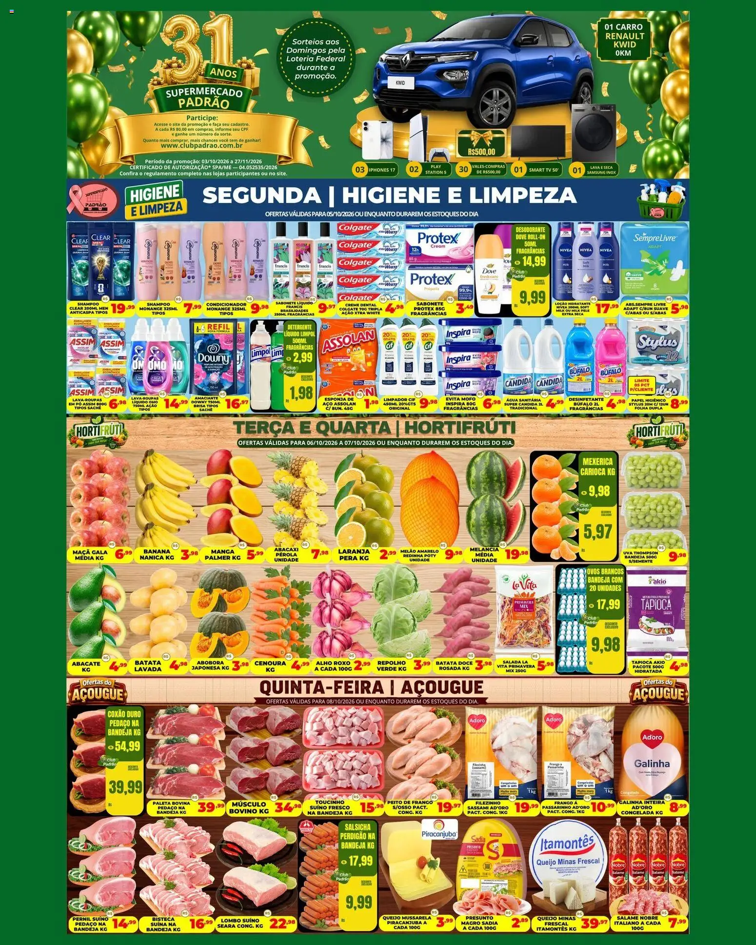 Supermercado Padrão Folheto - válido de 05/10/2026 | Página: 1