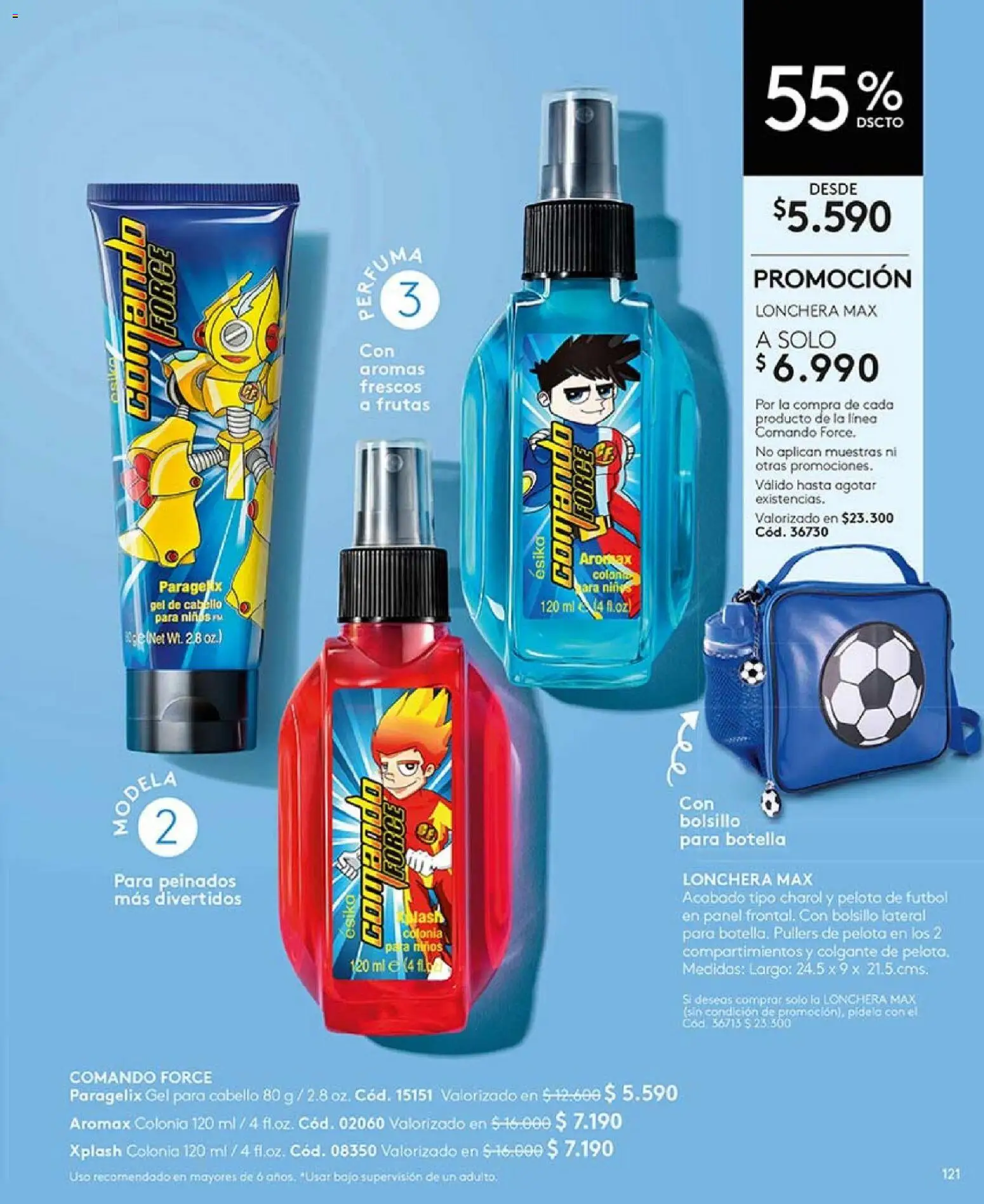 Catálogo Ésika Campaña 4 │ válido desde el 15.02.2026 | Página: 121 | Productos: Lonchera, Botella, Gin