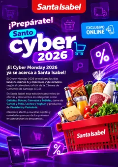 Santa Isabel Cyber Monday aviso válido desde el 29.09.2026