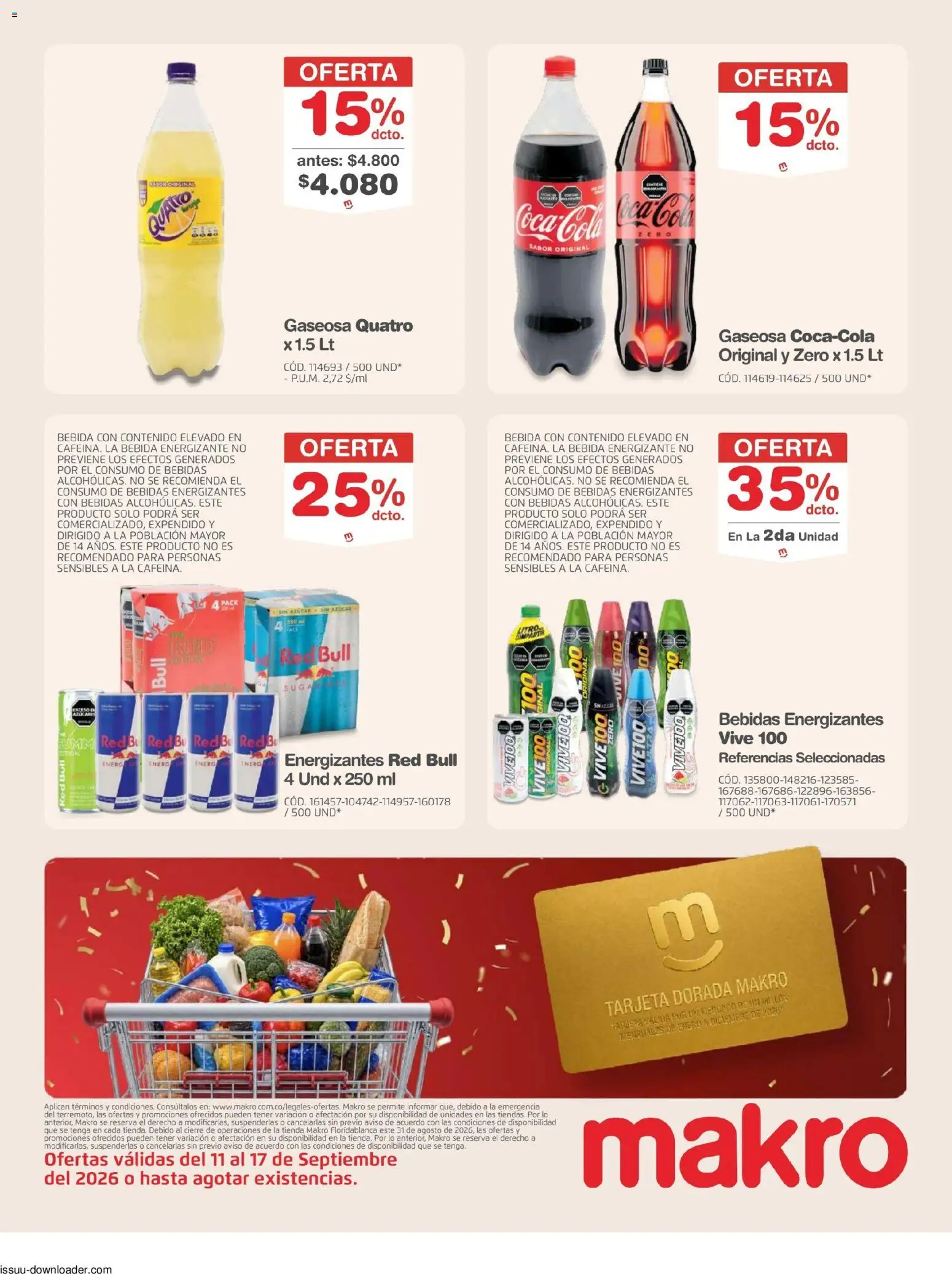 Makro revista - valida desde el 11/09/2026 | Página: 14