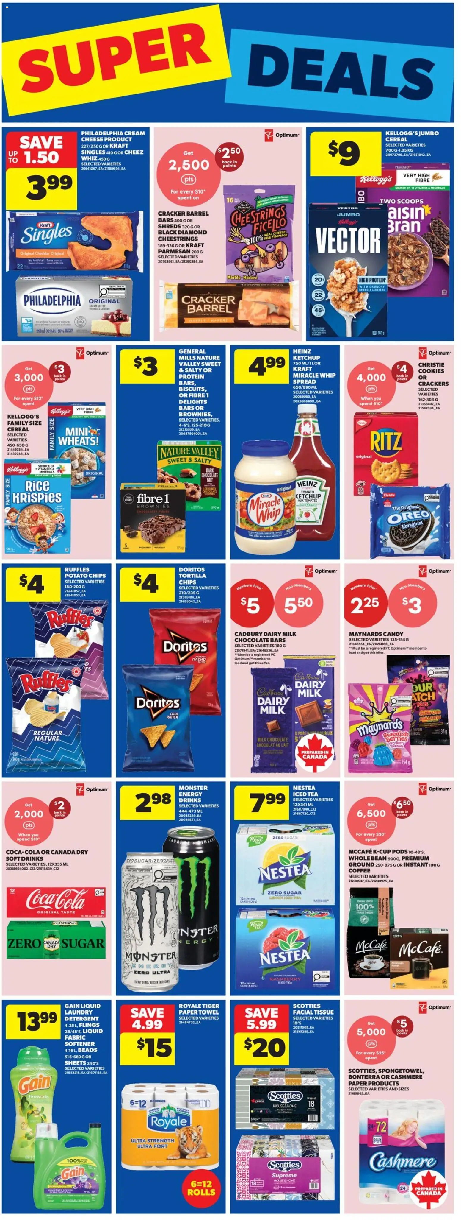 Real Canadian Superstore flyer valid from Jul 16, 2026 | Page: 17 | Products: Tomato, Cream cheese, Cheddar, Cheese