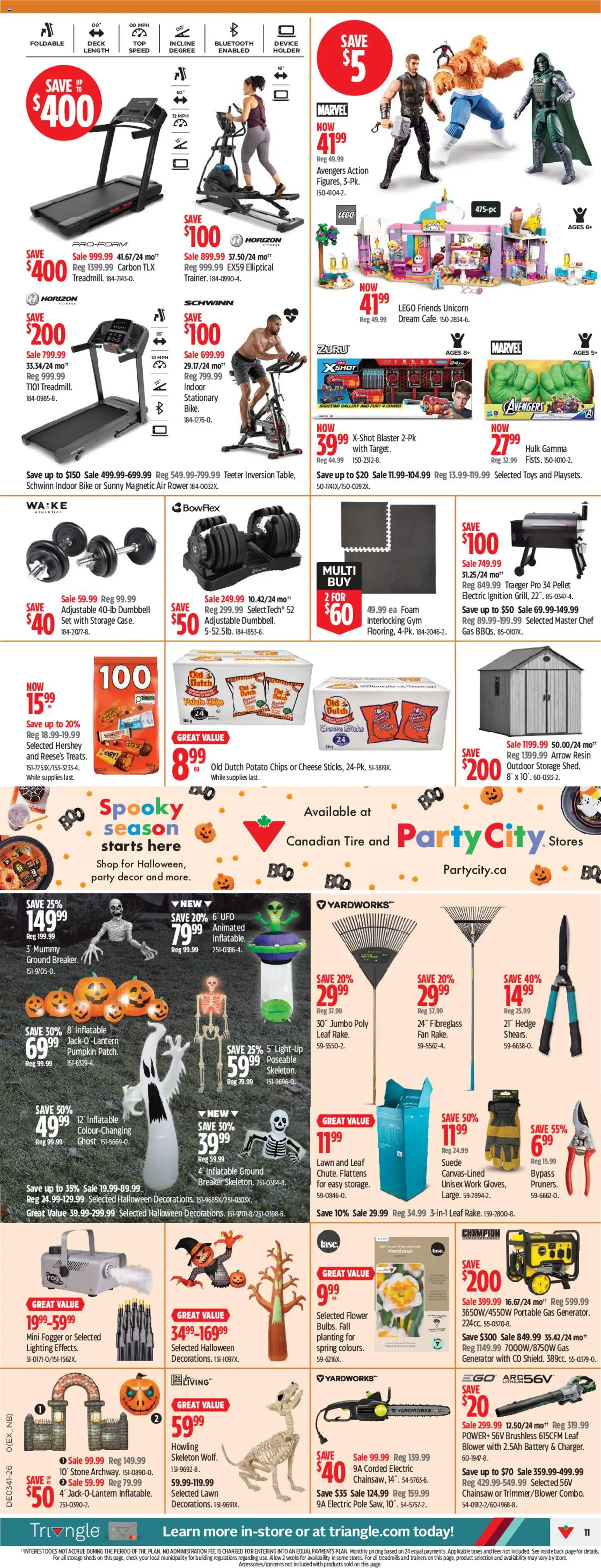Canadian Tire flyer valid from Oct 8, 2026 | Page: 11