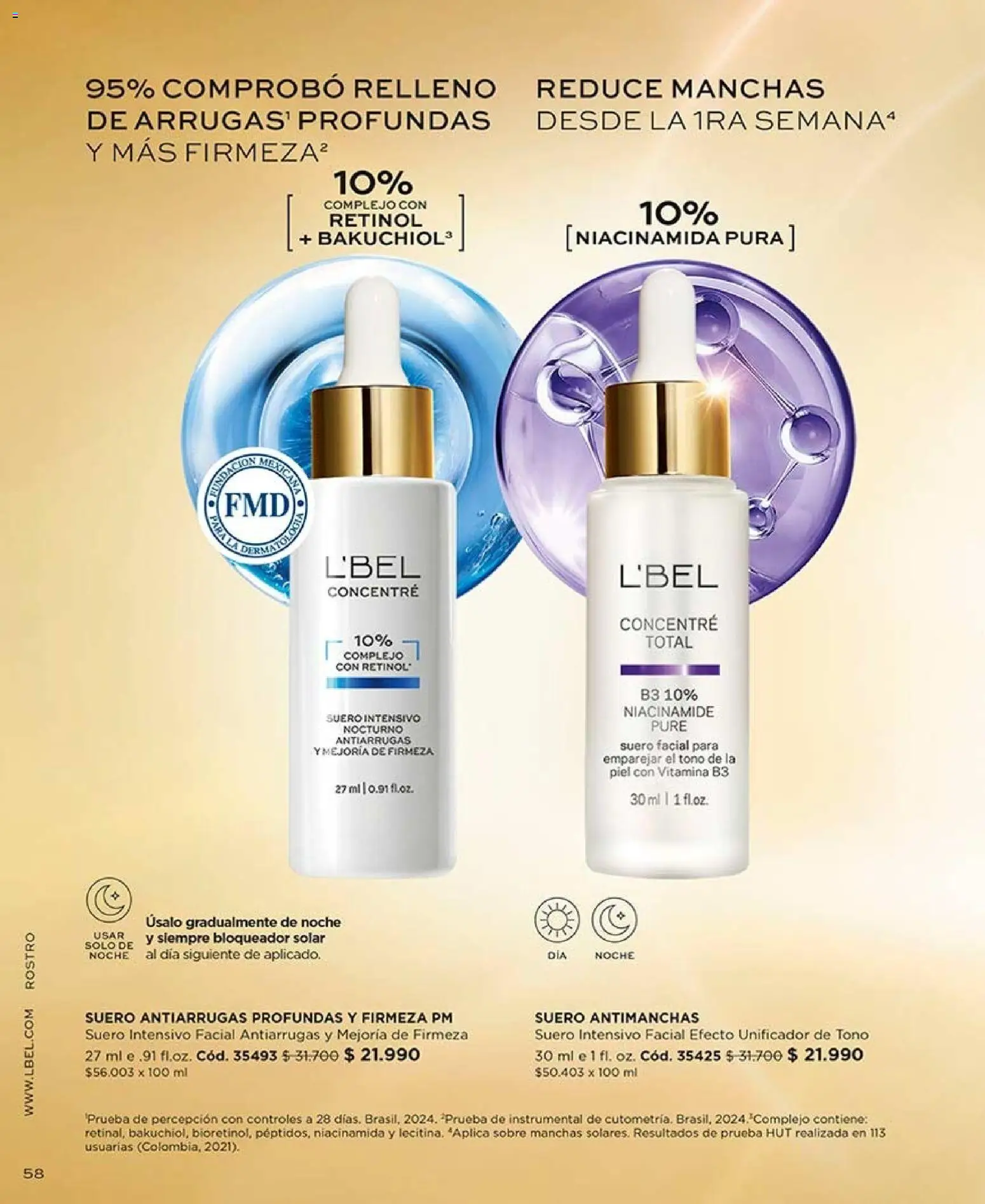 Catálogo L'Bel Campaña 14 │ válido desde el 16.08.2026 | Página: 58 | Productos: Puré, Bloqueador, Bloqueador solar, Sobre