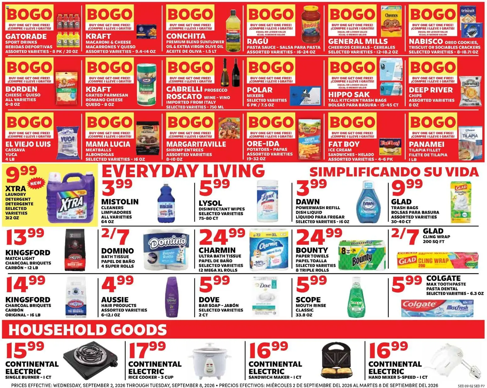 Sedano's Weekly Ad - valid from 09/02/2026 | Page: 7 | Products: Bath, Toothpaste, Chips, Extra virgin olive oil
