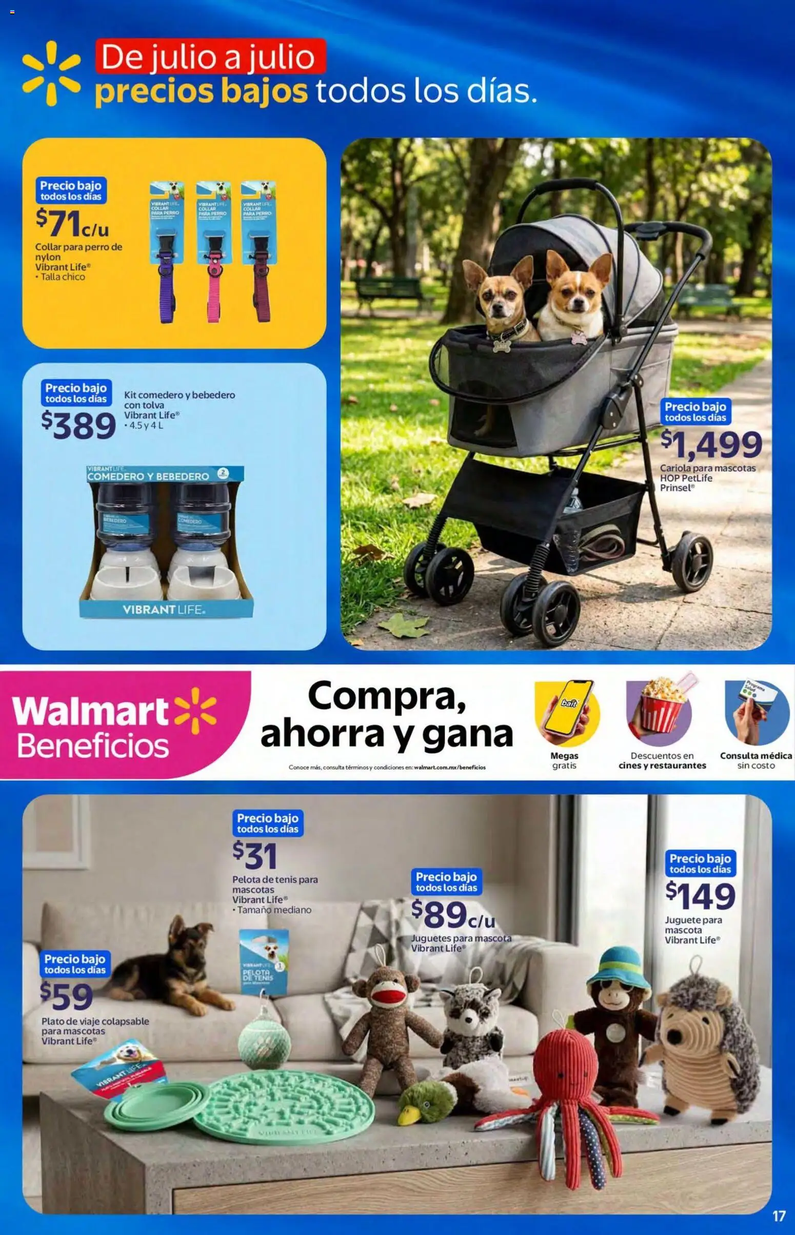 Nuevas ofertas de Walmart válidas en toda la República Mexicana desde el 22/07/2026. ¡Encuentra las mejores ofertas en Walmart folleto! | Página: 17