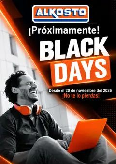 Alkosto Black Friday aviso -  Vista previa de la revista de la tienda Alkosto valido desde el 30/10/2026