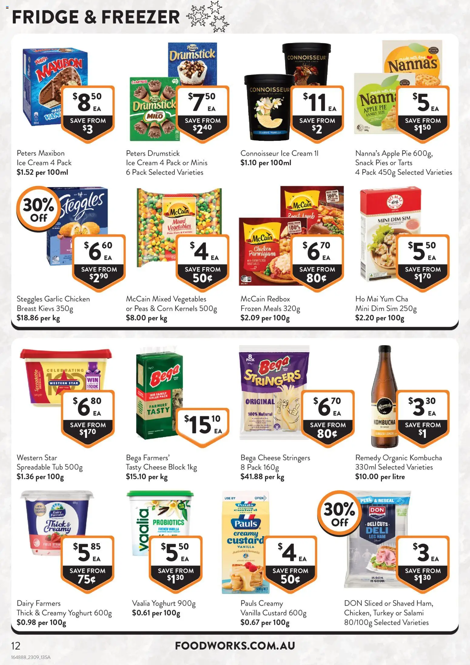 Foodworks catalogue - valid from 23/09/2026 | Page: 12 | Products: Probiotics, Garlic, Turkey, Fridge