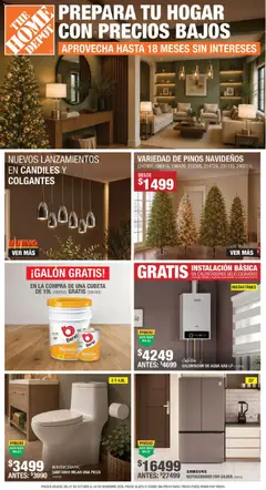 Vista previa de Home Depot catálogo, nuevo folleto de la tienda, válido en México a partir del 01/10/2026