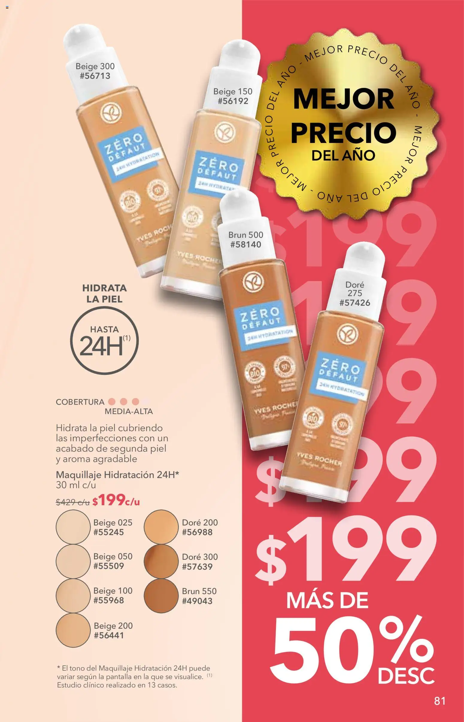 Nuevas ofertas de Yves Rocher válidas en toda la República Mexicana desde el 06/10/2026. ¡Encuentra las mejores ofertas en Yves Rocher campaña 14 2026! | Página: 83 | Productos: Maquillaje