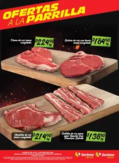 Vista previa de Soriana Frescos del Mandado Mercado: Saltillo y Torreón, nuevo folleto de la tienda, válido en México a partir del 09.06.2026 | Página: 4 | Productos: Res, Parrilla